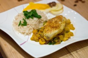 Hühnercurry mit Apfel