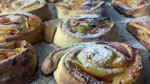 Pfirsich Schnecken