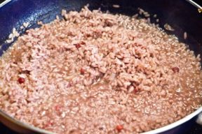 Das Risotto ist am werden
