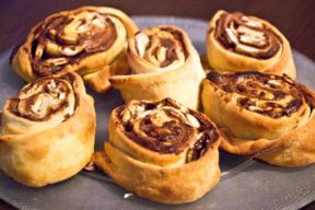 Nutella / Bananen Schnecken
