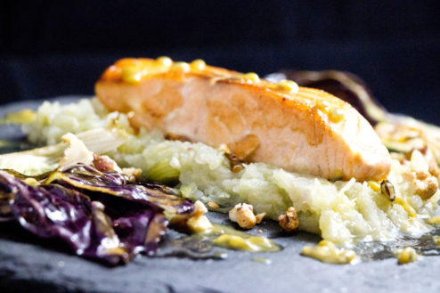 Lachs mit Fenchel und Passionsfrucht