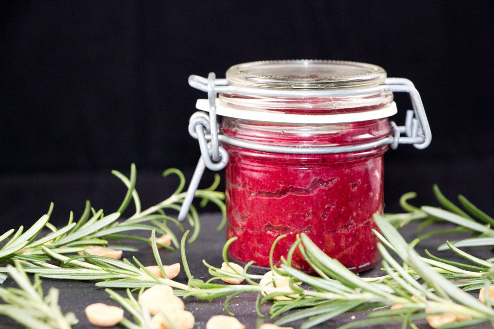 Rote Beete / Erdnuss Pesto