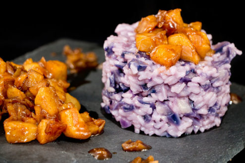 Rotkraut Risotto